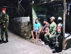Patroli Siskamling di Bade, Babinsa dan Warga Bersinergi Jaga Kamtibmas Malam Hari