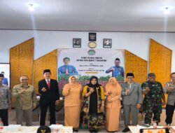 Hadiri Sertijab Kepsek SMA N 1 Tegalombo, Ini Harapan Danramil Kapten Inf Eko Agus