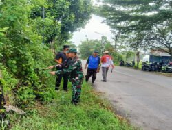 Babinsa Sendangrejo Ajak Warga Kerja Bakti Antisipasi Bencana di Musim Hujan