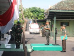 Pimpin Upacara Bendera, Dandim 0803/Madiun Tekankan Disiplin dan Kesehatan Prajurit