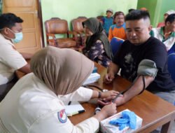 Kodim 0801/Pacitan Gelar Bhakti Kesehatan Dalam Rangka Memperingati Hari Juang TNI AD Ke-80