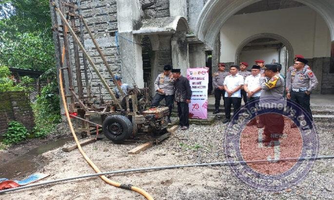 Peringati Hari Jadi Reserse ke – 78 Polres Kediri Bantu Sumur Bor