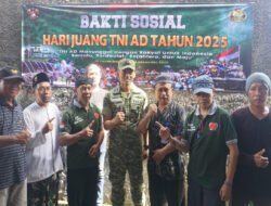 Peringati Hari Juang TNI-AD Ke-80, Kodim 0735/Surakarta Gelar Karya Bakti Pembersihan Fasum dan Bantuan Paket Sembako