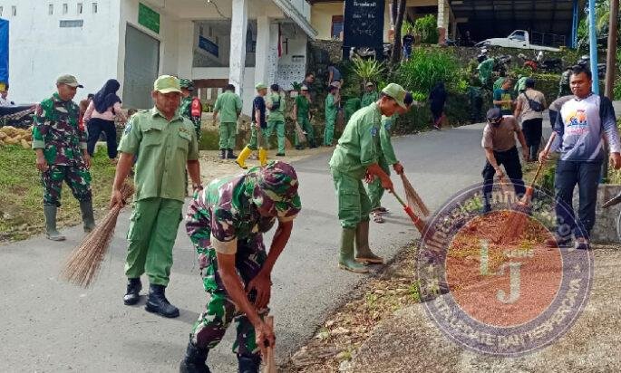 Dalam Rangka Hari Juang TNI AD Ke 80, Kodim Pacitan Gelar Karya Bhakti 3 Pilar