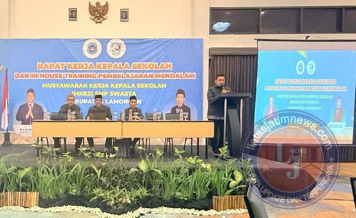 Pesan Kadisdik Lamongan dalam Pembukaan Raker MKKS SMP Swasta Lamongan