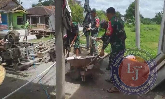 Upaya Babinsa Dorong Pembangunan Rumah Warga Binaan