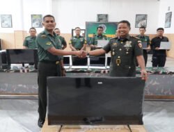 Optimalisasi Tugas Pokok, Dandim Madiun Serahkan Perangkat IT dan Multimedia