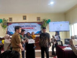 Babinsa Trenggalek Dampingi Launching Desa Imunisasi Mantap