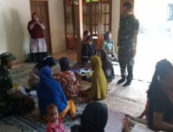 Babinsa Cek Penimbangan Balita, Berharap Tercipta Balita yang Sehat