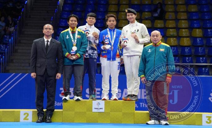 Polwan Raih Medali Perunggu di SEA Games 2025 Thailand