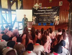 TNI Tanamkan Wawasan Kebangsaan kepada Pramuka Penegak Trenggalek