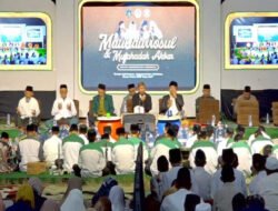 Peran TNI Dalam Pengajian Maulidurrosul dan Mujahadah Akbar Bersama Masyarakat di Wilayah Pacitan