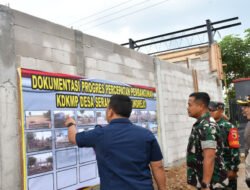 Dandim Ponorogo Dampingi Wadirut PT. Agrinas Pangan Nusantara Tinjau Pembangunanan KDKMP