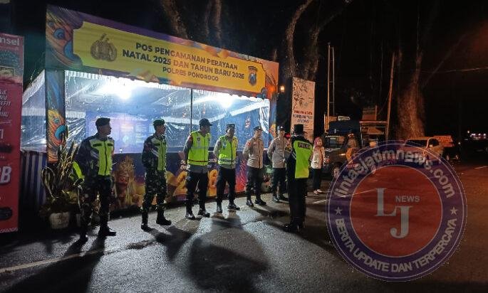 TNI, Polri dan Unsur Terkait di Ponorogo Lakukan Pengamanan Nataru
