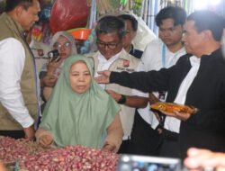 Jelang Nataru Satgas Pangan Polda Jatim Sidak Pasar