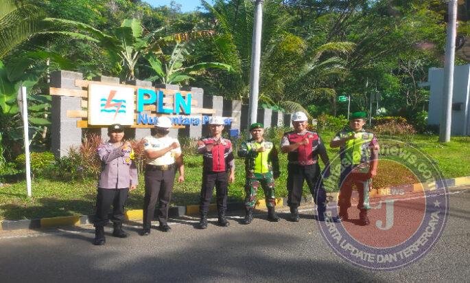 Objek Vital PLTU Sudimoro Jadi Sasaran Pengamanan Gabungan Personel TNI Polri