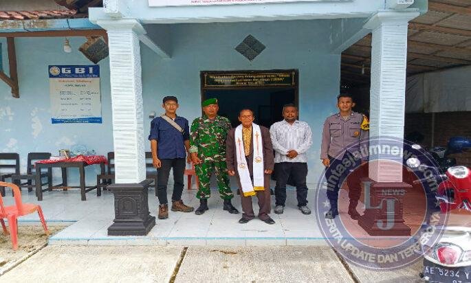 Peran Aktif Babinsa Koramil 0801/07 Ngadirojo Dalam Perayaan Natal Tahun 2025 di Wilayahnya