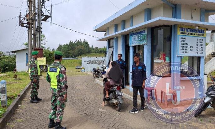 Mujensu Nawangan Menjadi Sasaran Pos Pantau Nataru Pengamanan TNI Polri Wilayah Pacitan