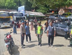 Minggu Ceria, Personel Gabungan TNI Polri Wilayah Pacitan Tetap Semangat dalam Melaksanakan Tugasnya