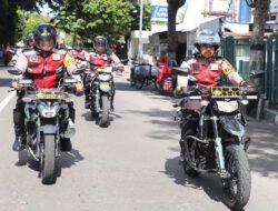 Kapolres Kediri Pimpin Patroli R2 Pastikan Libur Nataru Aman