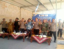 Danramil 0801/05 Nawangan Hadiri Ground Breaking SPPG Polri di Wilayah Pacitan