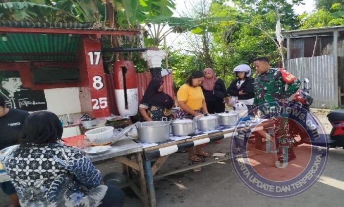 Motifasi UMKM, Babinsa Sewu Sambangi Pedagang Nasi Liwet di Wilayah Binaan