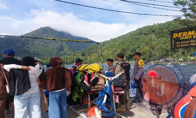 Libur Nataru Polres Magetan Tingkatkan Patroli di Wisata Telaga Sarangan