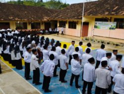 Babinsa Koramil 0801/06 Bandar Hadiri Upacara Hari Amal Bhkati ( HAB ) Ke -80 Tingkat Kecamatan