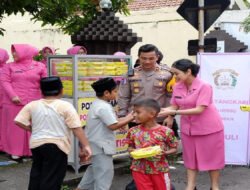 Jajaran Polresta Sidoarjo Bersama Bhayangkari Awali Tahun Dengan Aksi Sosial