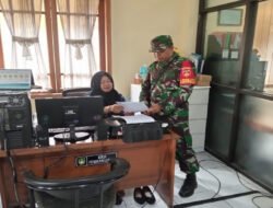 Perbaharui Data Wilayah, Babinsa Jayengan Puldata Teritorial