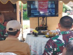 Dandim Pacitan Ikut Vcon Yang Dipimpin Wakil Panglima TNI Terkait Percepatan Pembangunan KDMKP
