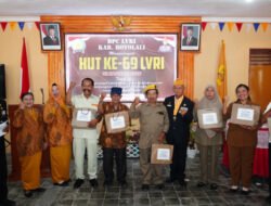 Semangat Juang Tak Pernah Padam, HUT LVRI Ke-69 Boyolali Galang Bantuan Sosial Bencal