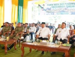 Panen Raya Jadi Harapan Baru Petani, Dandim Madiun dan Forkopimda Ikuti Arahan Presiden RI