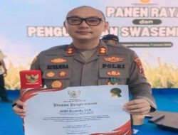 Konsisten Dukung Swasembada Pangan Kapolres Sumenep Terima Penghargaan dari Presiden RI