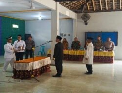 Hadiri Pelantikan Kasun Sidorejo, Danramil 0801/07 Ngadirojo Berharap Bawa Perubahan Lebih Baik