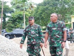 Dandim Pacitan Dampingi Danrem 081/Dsj Meninjau Progres Pembangunan KDMP dan Jembatan Gantung di Pacitan