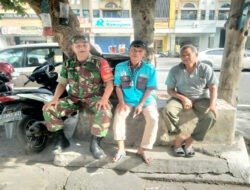 Inilah Selipan Saran dan Masukan Saat Babinsa Tipes Sambangi Juru Parkir