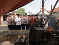 Polres Kediri Bangun Sumur Bor Bantu Kebutuhan Air Bersih Warga Desa Belor