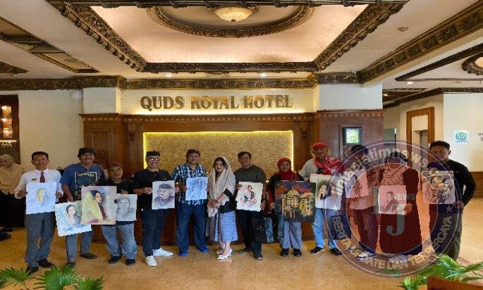 Painting on The Spot di Quds Royal Hotel Surabaya
