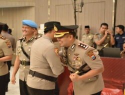 Serah Terima Jabatan Kapolres Gresik, AKBP Ramadhan Nasution Gantikan AKBP Rovan Richard Mahenu