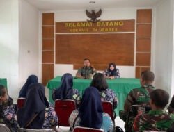 Danramil Berikan Pengarahan, Anggota TNI dan Persit Ranting 05 Koramil 04/Jebres