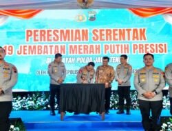 Kapolri Resmikan 19 Jembatan Merah Putih Presisi, Komitmen Tindaklanjuti Arahan Presiden Prabowo