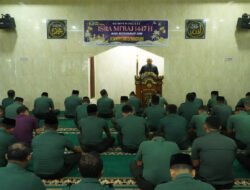 Mengetuk Langit Lewat Doa, Kodim Madiun Peringati Isra Mi’raj 1447 H