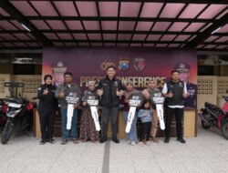 Polres Kediri Kota Temukan dan Kembalikan Motor Hilang kepada Pemiliknya