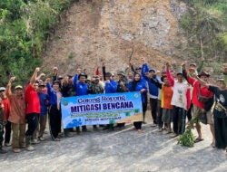 Bahu-Membahu Jaga Desa, TNI dan Warga Masaran Kompak Cegah Longsor