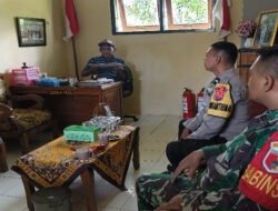Pererat Sinergi Guna Tingkatkan Keamanan Wilayah, Babinsa Koramil 0801/01 Pacitan Lakukan Komsos