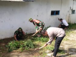 Kerja Bakti Wujudkan Sinergitas dan Kebersamaan antara TNI, Polri dan Masyartakat di Ponorogo