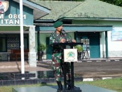 Antisipasi Judi Online, Pasiintel Kodim 0801/Pacitan Sidak HP Seluruh Anggota