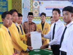 Lima Organisasi Intra SMPM Jipat Karangasem Paciran Dilantik dan Sertijab