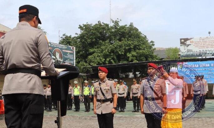 Polres Pelabuhan Tanjung Priok Gelar Upacara Serah Terima Jabatan Kasatreskrim